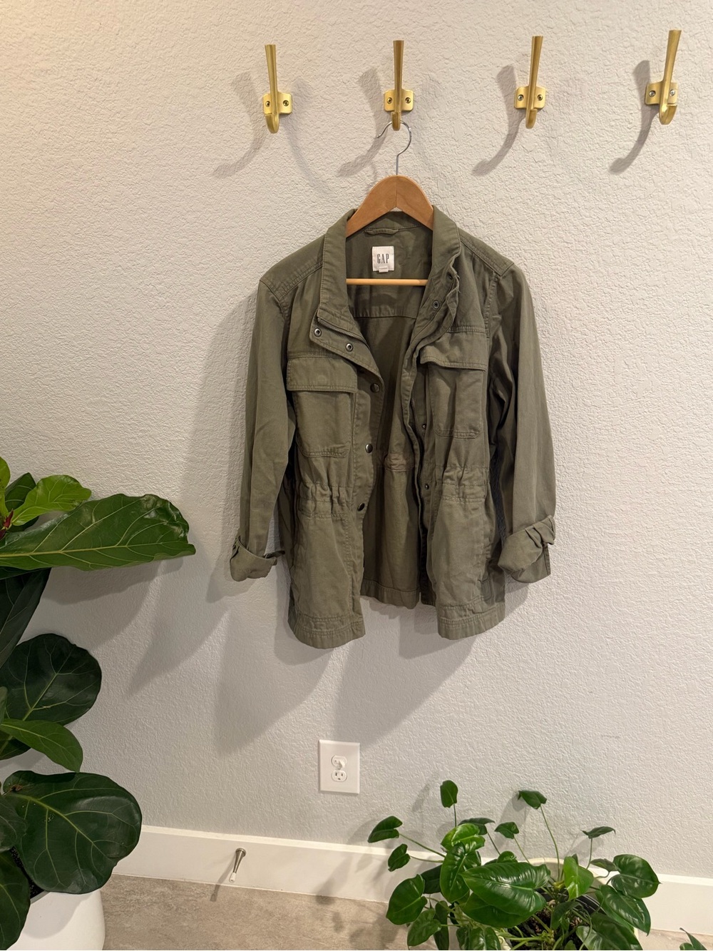 GAP Women's Olive Green Utility Jacket